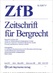 ZfB  - Zeitschrift für Bergrecht ZfB  - Zeitschrift für Bergrecht