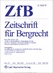  ZfB  - Zeitschrift für Bergrecht Zeitschrift für Bergrecht