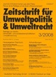 ZfU - Zeitschrift für Umweltpolitik und Umweltrecht