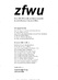  zfwu - Zeitschrift für Wirtschafts- und Unternehmensethik zfwu - Zeitschrift für Wirtschafts- und Unternehmensethik