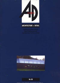 A+D Architecture + Detail Zeitschrift