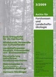 Archiv für Forstwesen und Landschaftsökologie