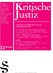 Zeitschrift Kritische Justiz Kritische Justiz