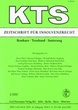 KTS - Zeitschrift für Insolvenzrecht