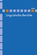 Linguistische Berichte