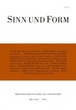 Sinn und Form